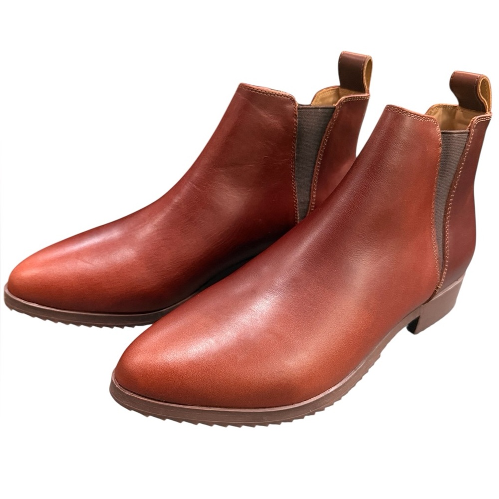 Nisolo Eva Everyday Chelsea Boot in Auburn Leather Size 8.5 - Picture 5 of 11